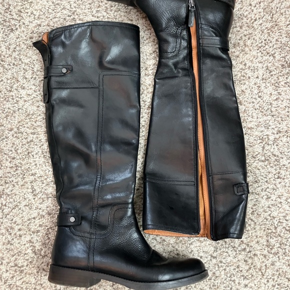 SARTO By Franco Sarto Black Riding Boots - Picture 4 of 5